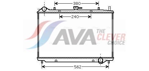 Radiateur moteur (Radiateur de refroidissement) AVA Deutschland GmbH ref. OL2456