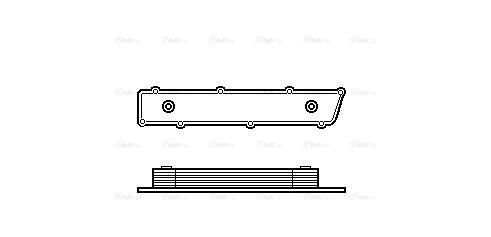 Radiateur d'huile moteur (Refroidisseur d'huile moteur) AVA Deutschland GmbH OL3195