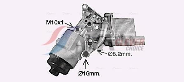 Radiateur d'huile moteur (Refroidisseur d'huile moteur) AVA Deutschland GmbH ref. OL3702H
