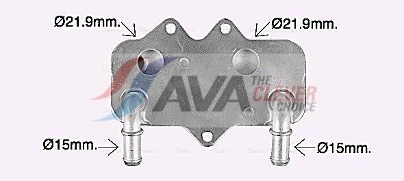 Radiateur d'huile moteur (Refroidisseur d'huile moteur) AVA Deutschland GmbH ref. OL3704