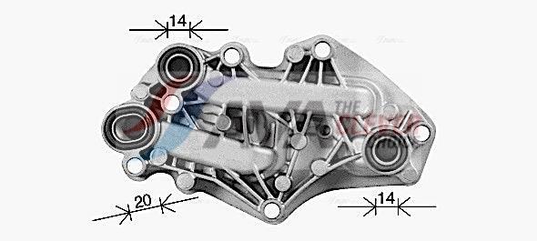 Radiateur d'huile moteur (Refroidisseur d'huile moteur) AVA Deutschland GmbH ref. OL3742H