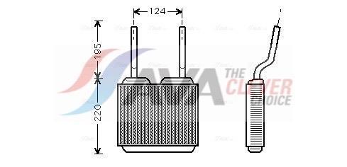 Radiateur de chauffage AVA Deutschland GmbH ref. OL6132