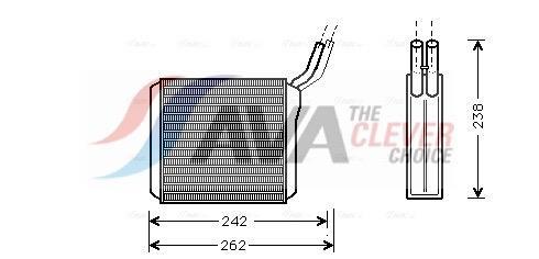 Radiateur de chauffage AVA Deutschland GmbH ref. OL6205