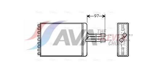 Radiateur de chauffage AVA Deutschland GmbH ref. OL6216