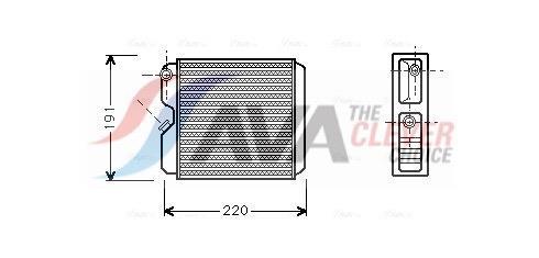 Radiateur de chauffage AVA Deutschland GmbH ref. OL6240