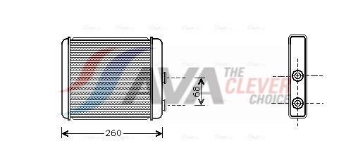 Radiateur de chauffage AVA Deutschland GmbH ref. OL6259