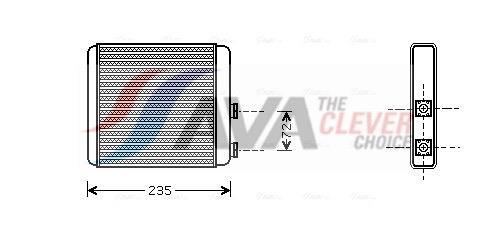 Radiateur de chauffage AVA Deutschland GmbH ref. OL6321