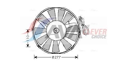 Ventilador do motor AVA Deutschland GmbH ref. OL7523