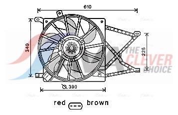 Ventilador do motor AVA Deutschland GmbH ref. OL7544