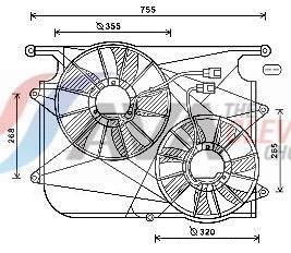 Ventilador do motor AVA Deutschland GmbH ref. OL7571