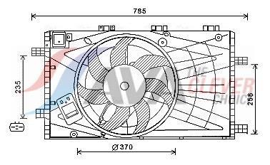 Ventilador do motor AVA Deutschland GmbH ref. OL7621