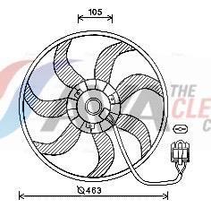 Ventilador do motor AVA Deutschland GmbH ref. OL7657