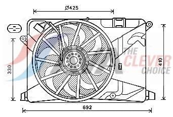 Ventilador do motor AVA Deutschland GmbH ref. OL7669