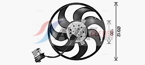 Ventilador do motor AVA Deutschland GmbH ref. OL7727