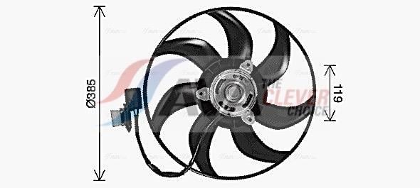 Ventilador do motor AVA Deutschland GmbH ref. OL7730