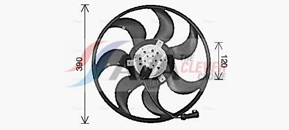 Ventilador do motor AVA Deutschland GmbH ref. OL7737