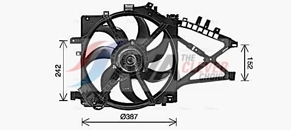 Ventilador do motor AVA Deutschland GmbH ref. OL7741