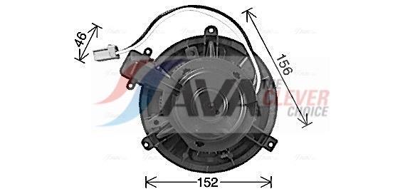 Ventilador habitáculo AVA Deutschland GmbH ref. OL8723