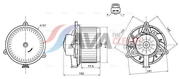 Ventilador habitáculo AVA Deutschland GmbH ref. OL8752