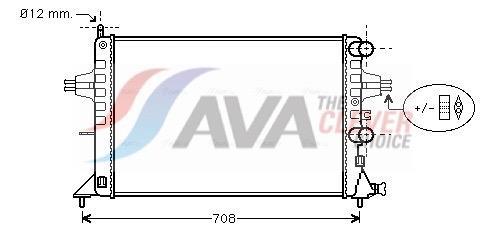 Radiateur moteur (Radiateur de refroidissement) AVA Deutschland GmbH ref. OLA2255