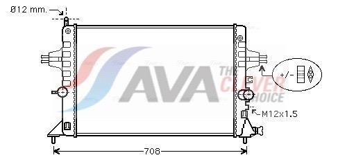 Radiateur moteur (Radiateur de refroidissement) AVA Deutschland GmbH ref. OLA2440