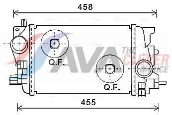 Intercooler permutador ar-ar AVA Deutschland GmbH ref. OLA4592