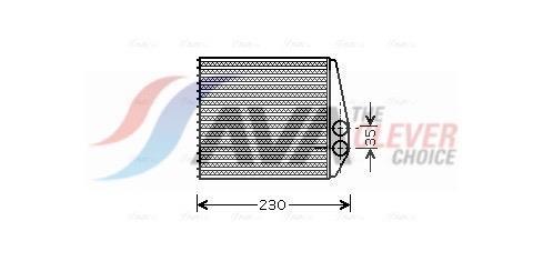 Radiateur de chauffage AVA Deutschland GmbH ref. OLA6355