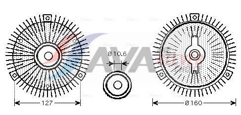 Acoplamento viscoso AVA Deutschland GmbH ref. OLC552