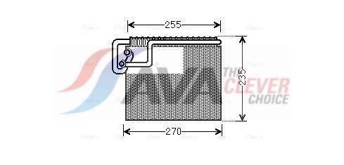 Evaporateur climatisation AVA Deutschland GmbH ref. OLV481
