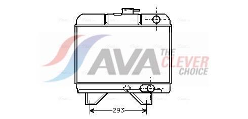 Radiateur moteur (Radiateur de refroidissement) AVA Deutschland GmbH ref. PE2018