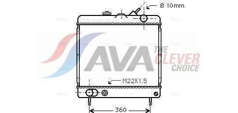 Radiateur moteur (Radiateur de refroidissement) AVA Deutschland GmbH PE2034