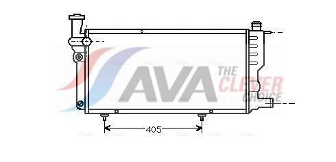 Radiateur moteur (Radiateur de refroidissement) AVA Deutschland GmbH PE2099