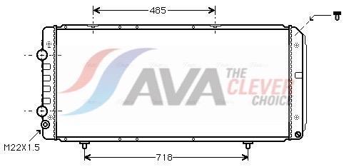 Radiateur moteur (Radiateur de refroidissement) AVA Deutschland GmbH PE2151