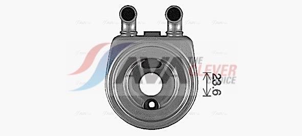 Radiateur d'huile moteur (Refroidisseur d'huile moteur) AVA Deutschland GmbH ref. PE3427