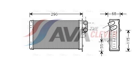 Radiateur de chauffage AVA Deutschland GmbH ref. PE6100