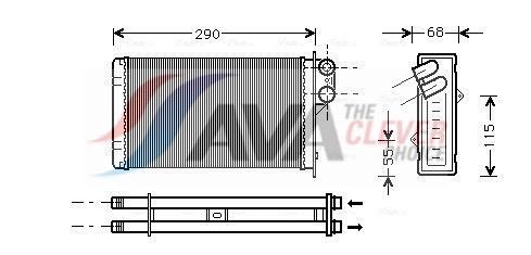 Radiateur de chauffage AVA Deutschland GmbH PE6172