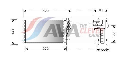 Radiateur de chauffage AVA Deutschland GmbH ref. PE6199