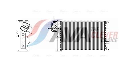 Radiateur de chauffage AVA Deutschland GmbH ref. PE6233