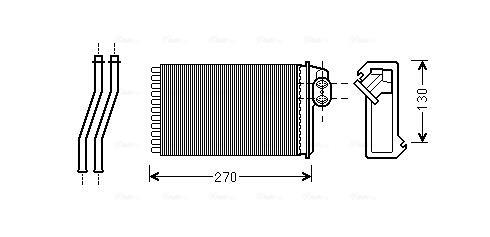 Radiateur de chauffage AVA Deutschland GmbH ref. PE6340