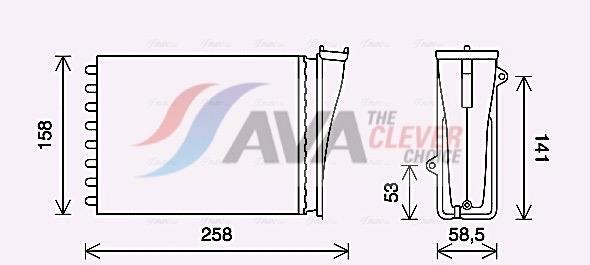 Radiateur de chauffage AVA Deutschland GmbH ref. PE6413