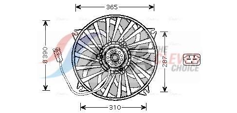 Ventilador do motor AVA Deutschland GmbH ref. PE7535