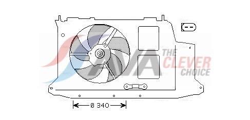 Ventilador do motor AVA Deutschland GmbH ref. PE7532