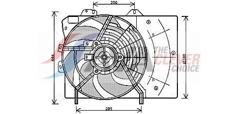 Ventilador do motor AVA Deutschland GmbH ref. PE7539
