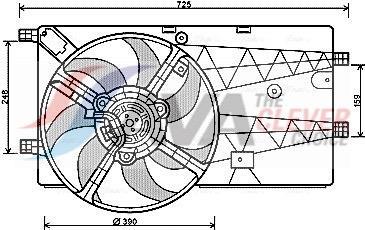 Ventilador do motor AVA Deutschland GmbH ref. PE7548