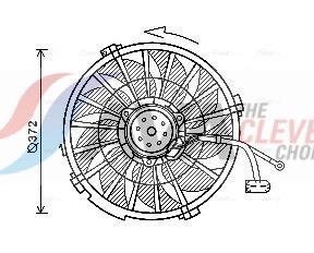 Ventilador do motor AVA Deutschland GmbH ref. PE7555