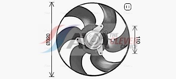Ventilador do motor AVA Deutschland GmbH ref. PE7563