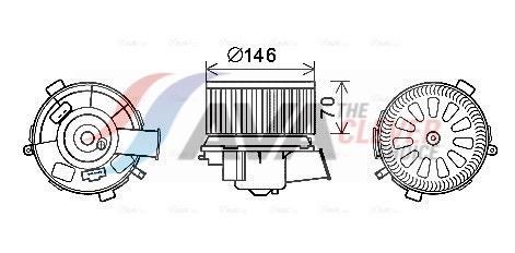 Ventilador habitáculo AVA Deutschland GmbH ref. PE8378
