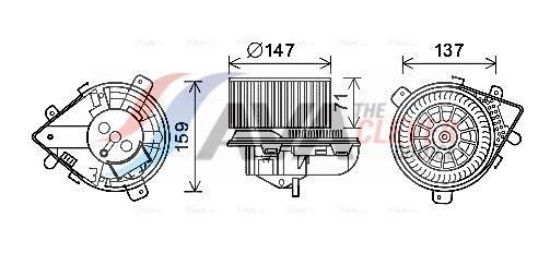 Ventilador habitáculo AVA Deutschland GmbH ref. PE8380