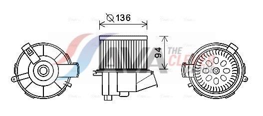 Ventilador habitáculo AVA Deutschland GmbH ref. PE8387