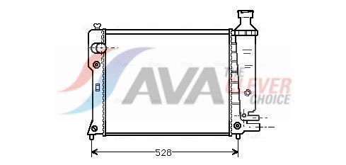 Radiateur moteur (Radiateur de refroidissement) AVA Deutschland GmbH ref. PEA2092